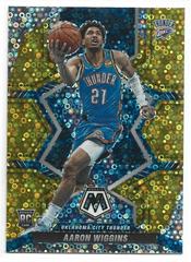 Aaron Wiggins [Gold] #237 Basketball Cards 2021 Panini Mosaic Prices