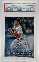 Ronald Acuna Jr. [Autograph] #WTTS-12 Baseball Cards 2022 Topps Welcome to the Show Prices