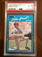 Robin Yount #22 Baseball Cards 1990 Donruss Best AL Prices