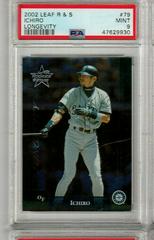 Ichiro [Longevity] Baseball Cards 2002 Leaf Rookies & Stars Prices