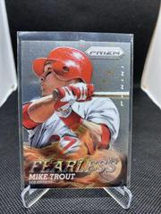 Mike Trout Baseball Cards 2013 Panini Prizm Fearless Prices