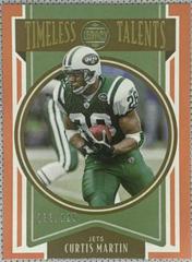 Curtis Martin [Orange] #TT-11 Football Cards 2022 Panini Legacy Timeless Talents Prices