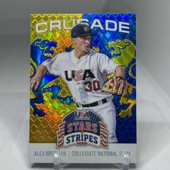 Alex Bregman [Crusade Blue] #6 Baseball Cards 2015 Panini USA Stars & Stripes Prices