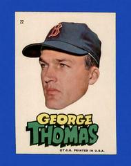 George Thomas Baseball Cards 1967 Topps Red Sox Stickers Prices