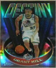 Grant Hill [Refractor] Basketball Cards 1997 Topps Chrome Destiny Prices