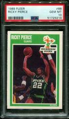 Ricky Pierce #88 Basketball Cards 1989 Fleer Prices