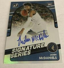 Jaden McDaniels Basketball Cards 2020 Donruss Signature Series Prices