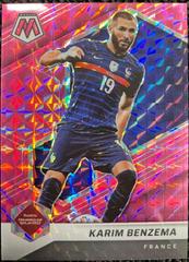Karim Benzema [Pink Mosaic] Soccer Cards 2021 Panini Mosaic Road to FIFA World Cup Prices