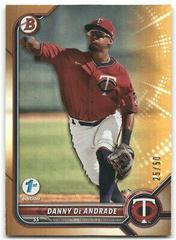 Danny De Andrade [Gold] Baseball Cards 2022 Bowman Draft 1st Edition Prices