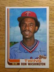 Ron Washington #124T Baseball Cards 1982 Topps Traded Prices