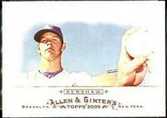 Clayton Kershaw #53 Baseball Cards 2009 Topps Allen & Ginter Prices