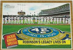 Jackie Robinson [Legacy Lives on] #141 Baseball Cards 2011 Topps Heritage Prices