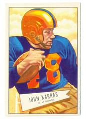 John Karras #24 Football Cards 1952 Bowman Small Prices