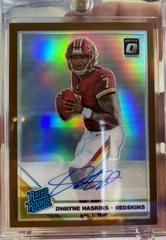 Dwayne Haskins [Bronze] #151 Football Cards 2019 Donruss Optic Rated Rookie Autographs Prices