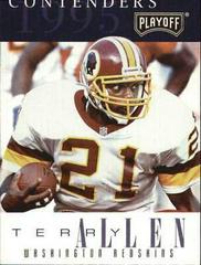 Terry Allen Football Cards 1995 Playoff Contenders Prices