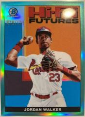 Jordan Walker [Aqua Refractor] #HIFI-15 Baseball Cards 2022 Bowman Hi Fi Futures Prices