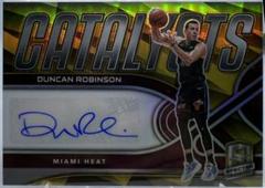 Duncan Robinson [Gold] #CAS-DRB Basketball Cards 2021 Panini Spectra Catalysts Signatures Prices