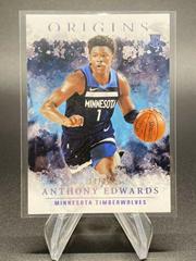 Anthony Edwards [Turquoise] #71 Basketball Cards 2020 Panini Origins Prices