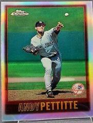 Andy Pettitte #20 Baseball Cards 1997 Topps Chrome Prices