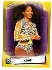 Naomi [Gold Refractor] Wrestling Cards 2021 Topps Chrome WWE Prices