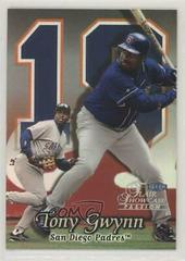 Tony Gwynn [Row 2] #9 Baseball Cards 1999 Flair Showcase Prices