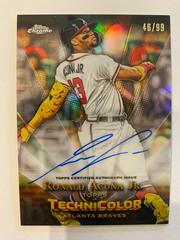 Ronald Acuna Jr. Baseball Cards 2023 Topps Chrome in Technicolor Autographs Prices