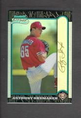 Anthony Shumaker [Refractor] #417 Baseball Cards 1999 Bowman Chrome Gold Prices