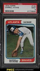 Darrell Evans #140 Baseball Cards 1974 Topps Prices