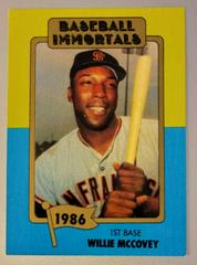 Willie McCovey #190 Baseball Cards 1980 Baseball Immortals Prices
