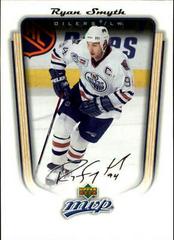 Ryan Smyth #153 Hockey Cards 2005 Upper Deck MVP Prices