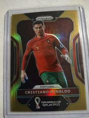 Cristiano Ronaldo [Gold] Soccer Cards 2022 Panini Prizm World Cup Prices