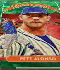 Pete Alonso [Green Cracked Ice] Baseball Cards 2020 Panini Donruss Optic Prices