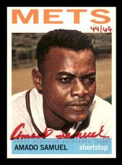 Amado Samuel [Red Ink] Baseball Cards 2013 Topps Heritage Real One Autographs Prices