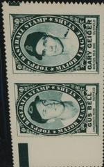 Gus Bell, Gary Geiger Baseball Cards 1961 Topps Stamp Panels Prices