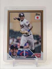 Carlos Correa [Gold] #109 Baseball Cards 2023 Topps Japan Edition Prices
