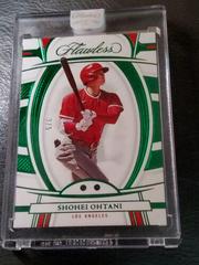 Shohei Ohtani [Emerald] #6 Baseball Cards 2022 Panini Flawless Prices