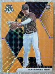 Ha Seong Kim [Orange Fluorescent Mosaic] #258 Baseball Cards 2021 Panini Mosaic Prices