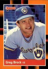 Greg Brock #71 Baseball Cards 1988 Donruss Baseball's Best Prices
