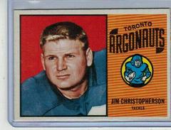 Jim Christopherson #73 Football Cards 1964 Topps CFL Prices