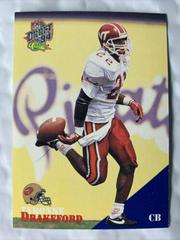 Tyronne Drakeford #54 Football Cards 1994 Classic Prices