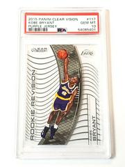 Kobe Bryant [Purple Jersey] Basketball Cards 2015 Panini Clear Vision Prices