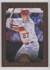Mike Trout [Mini Material Framed] #91 Baseball Cards 2016 Panini Diamond Kings Prices