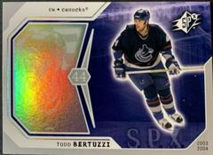 Todd Bertuzzi Hockey Cards 2003 SPx Prices