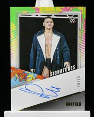Gunther [2.0] Wrestling Cards 2022 Panini NXT WWE Signatures Prices
