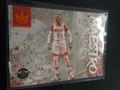 Russell Westbrook [Citrine] Basketball Cards 2019 Panini Court Kings Maestros Prices