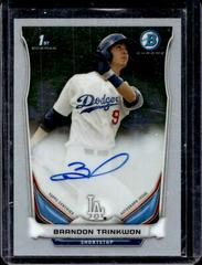 Brandon Trinkwon [Chrome] #BT Baseball Cards 2014 Bowman Prospect Autograph Prices