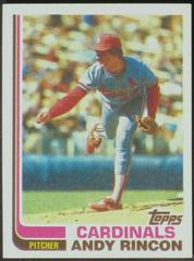 Andy Rincon [Blackless] #135 Baseball Cards 1982 Topps Prices