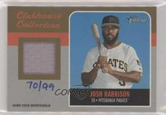 Josh Harrison [Gold] #JHA Baseball Cards 2019 Topps Heritage Clubhouse Collection Relics Prices