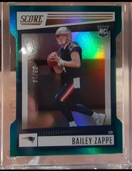 Bailey Zappe [Die Cut] Football Cards 2022 Panini Score Prices