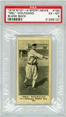 'Mel' Wolfgang [Blank Back] #194 Baseball Cards 1916 M101 4 Sporting News Prices